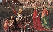 Meeting of the Betrothed Couple (detail) Vittore Carpaccio